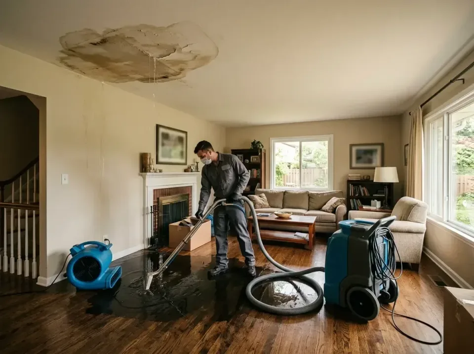 attic-pipe-burst-ceiling-drip-008 — frequently asked questions, Water Damage Restoration & Carpet Care in Southmont, PA